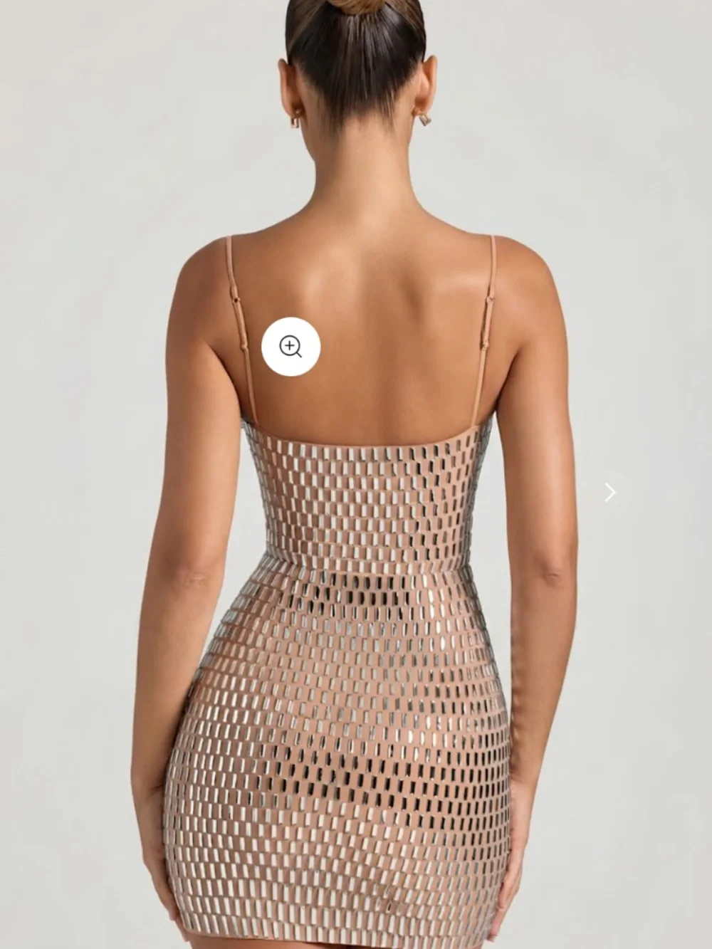 Oh Polly Embellished Cut Out Mini Dress - Picture 2 of 3